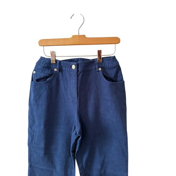 St John Straight Leg Chino Pants Blue - Picture 2 of 7